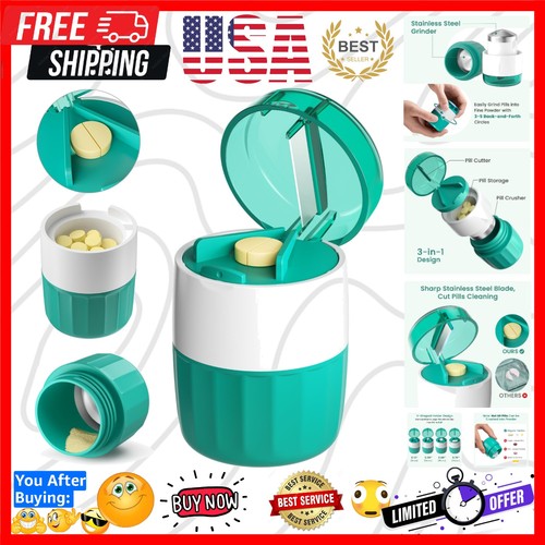 Ultimate pill grinder - ultimate, 3-in-1
